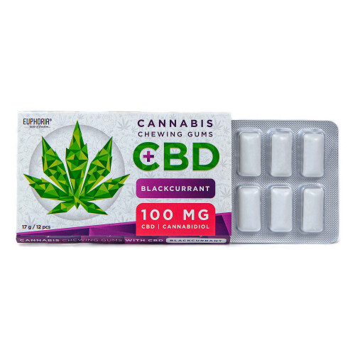 hdb-EUPHORIA-CANNABIS-CHEWING-GUMS-WITH-100-MG-CBD-BLACKCURRANT-3.213439910.1651151875 Euphoria CBD Chewing Gum Blackcurrant - Image 1