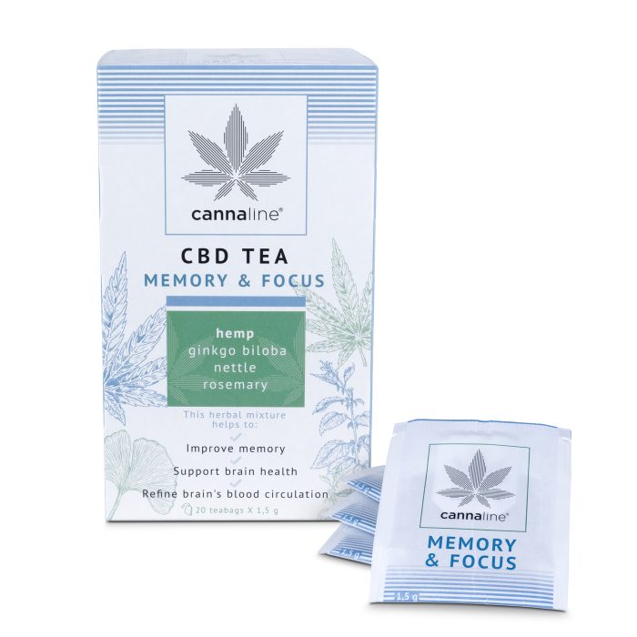 Cannaline - Chá de CBD - Memória e Foco - Image 1