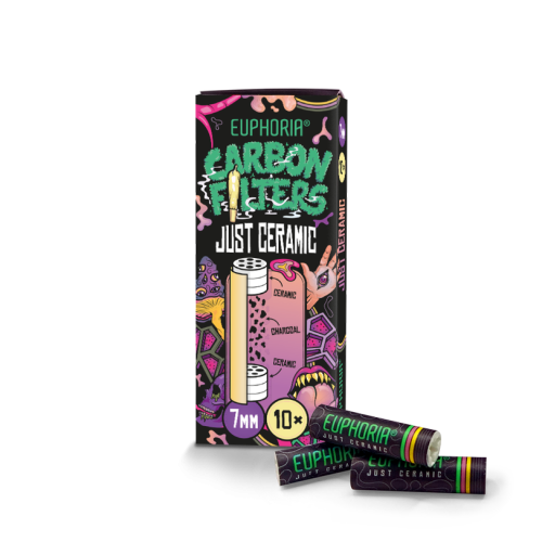 944-2-10 Euphoria_CARBON_FILTERS_KRABICKA_Just_Ceramic_10pcs_A_01_FINAL_packshot Euphoria - Filtros de Carbono Cerâmico x10 - Image 1