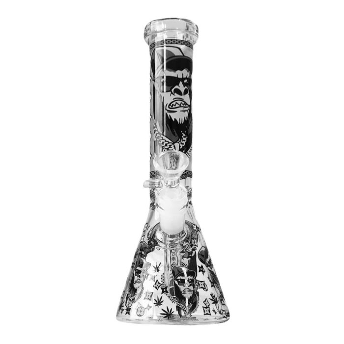 Bongo de Vidro - Black Gorilla - Triple Thick Glass - Image 2