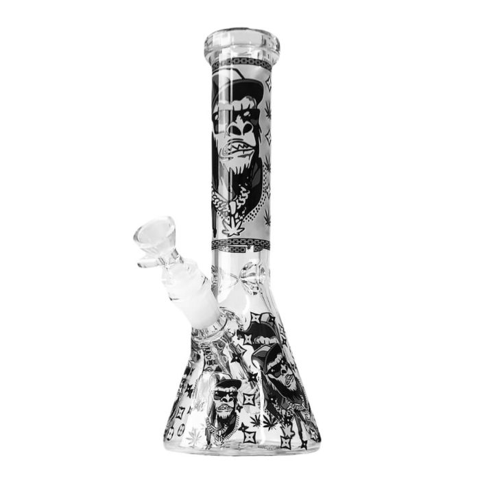 Bongo de Vidro - Black Gorilla - Triple Thick Glass - Image 1