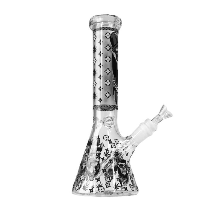 Bongo de Vidro - Black Gorilla - Triple Thick Glass - Image 3