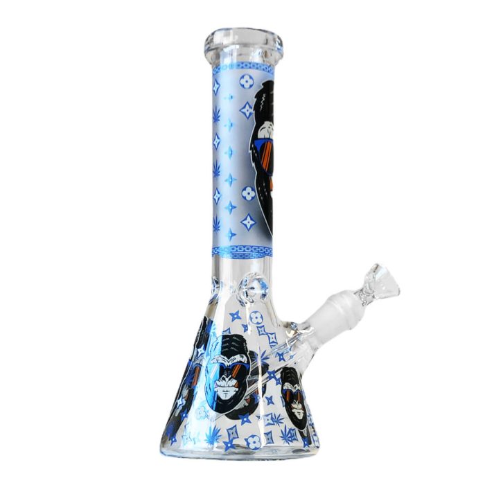 Bongo de Vidro - Blue Gorilla - Triple Thick Glass - Image 3