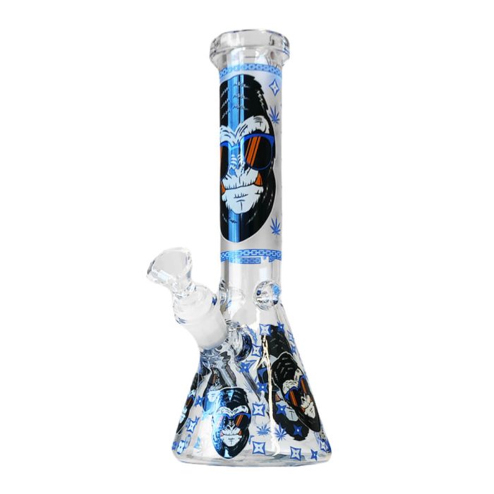 Bongo de Vidro - Blue Gorilla - Triple Thick Glass - Image 1