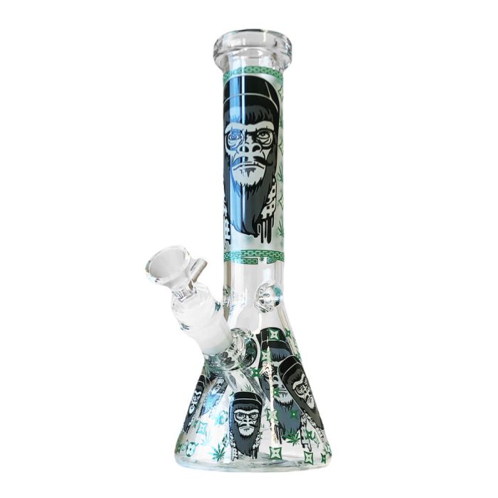 Bongo de Vidro - Green Gorilla - Triple Thick Glass - Image 1