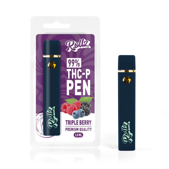 Rollz Vape Descartável 99% THC P – Mixed Berry - 2ml - Image 1